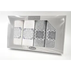 Komplet Frotex Gift Iv Wzór 4 Biały J.popiel