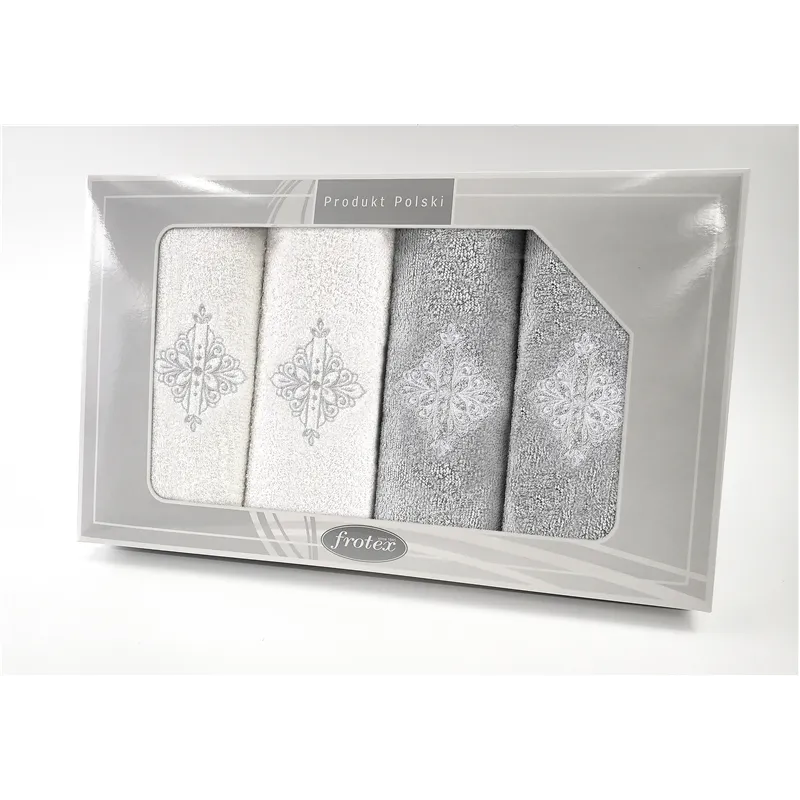 Komplet Frotex Gift Iv Wzór 6 Biały J.popiel Komplet Frotex Gift Iv Wzór 6 Biały J.popiel