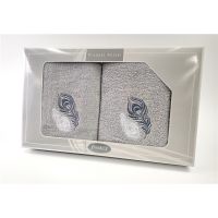 Komplet Frotex Gift 50,70 Popiel Wzór 2