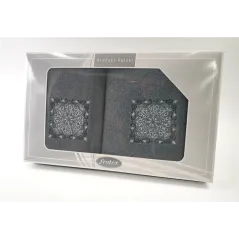 Komplet Frotex Gift 50,70 C.popiel Wzór 4