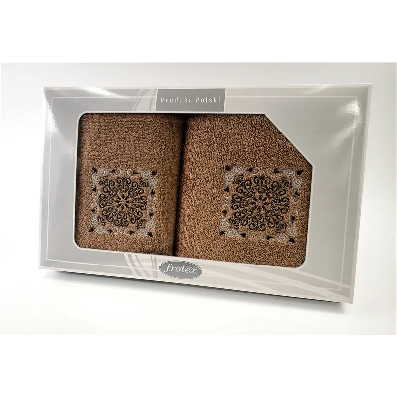 Komplet Frotex Gift 50,70 Beż Wzór 4