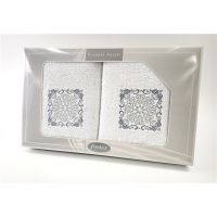 Komplet Frotex Gift 50,70 Biały Wzór 4