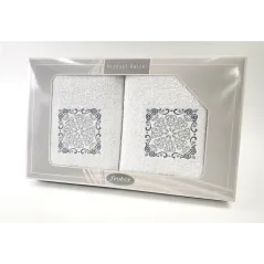 Komplet Frotex Gift 50,70 Biały Wzór 4
