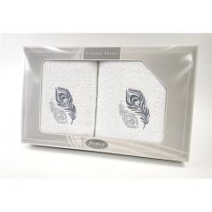 Komplet Frotex Gift 50,70 Biały Wzór 2