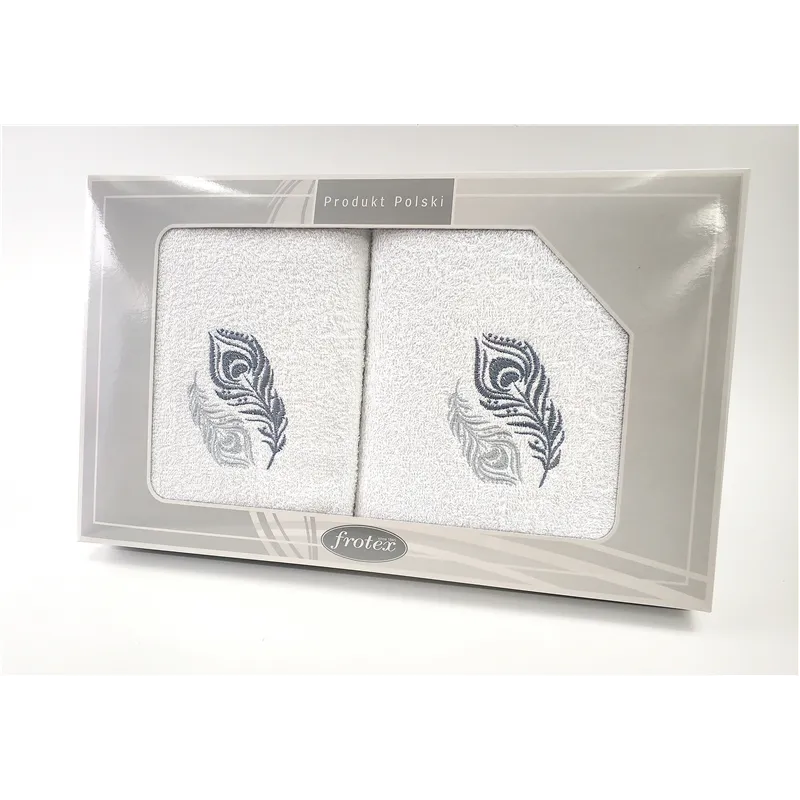 Komplet Frotex Gift 50,70 Biały Wzór 2