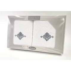 Komplet Frotex Gift 50,70 Biały Wzór 3