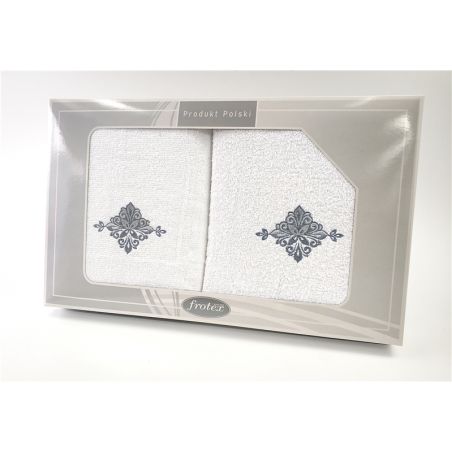 Komplet Frotex Gift 50,70 Biały Wzór 3