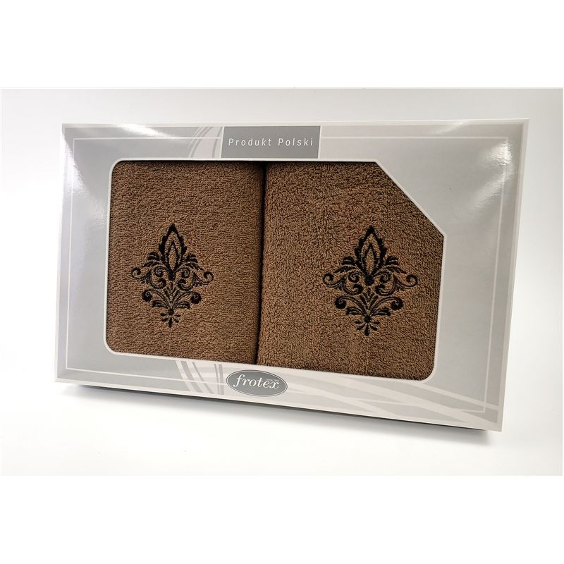 Komplet Frotex Gift 50,70 Beż Wzór 5