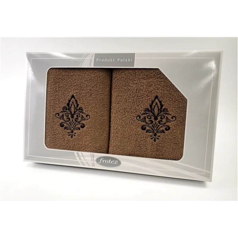 Komplet Frotex Gift 50,70 Beż Wzór 5