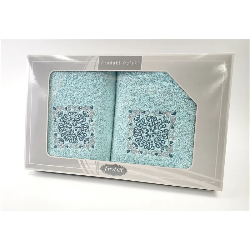 Komplet Frotex Gift 50,70 Aqua Wzór 4 Komplet Frotex Gift 50,70 Aqua Wzór 4
