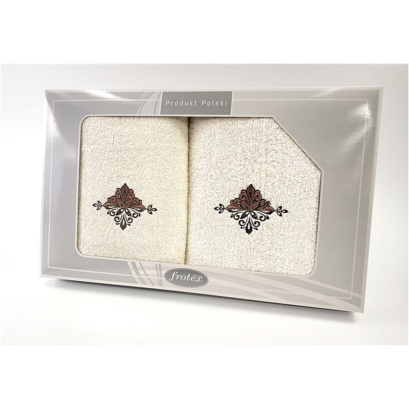 Komplet Frotex Gift 50,70 Krem Wzór 3
