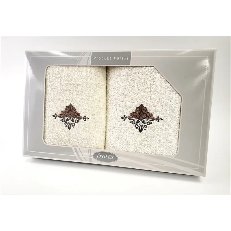 Komplet Frotex Gift 50,70 Krem Wzór 3 Komplet Frotex Gift 50,70 Krem Wzór 3