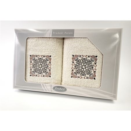 Komplet Frotex Gift 50,70 Krem Wzór 4