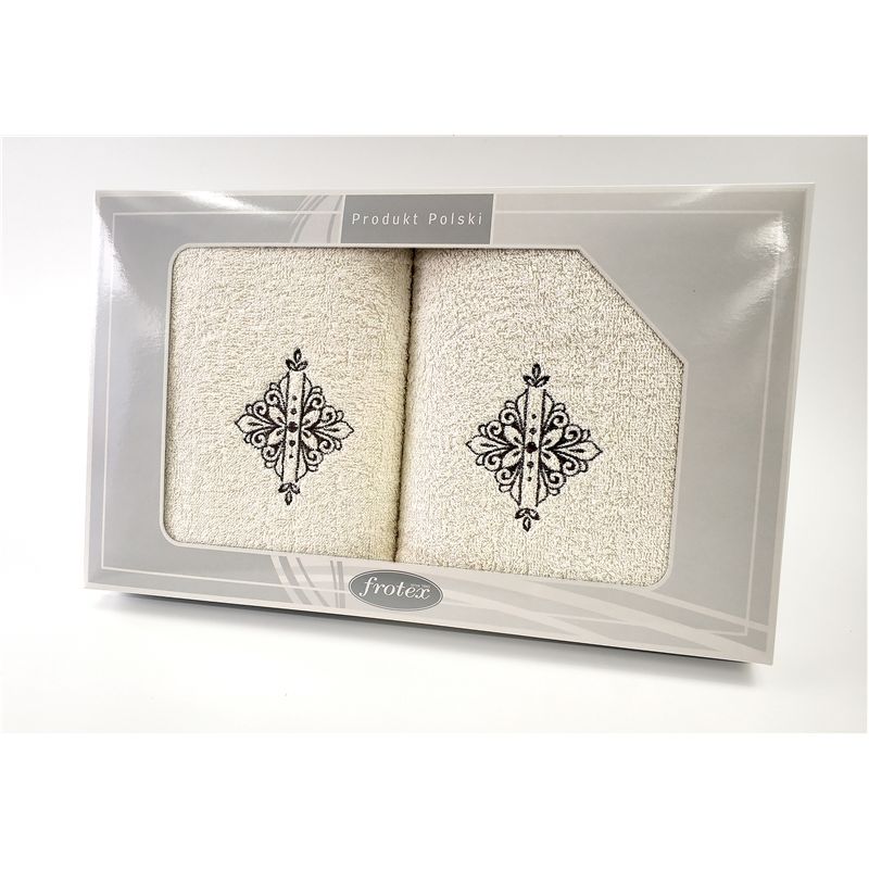 Komplet Frotex Gift 50,70 Krem Wzór 6