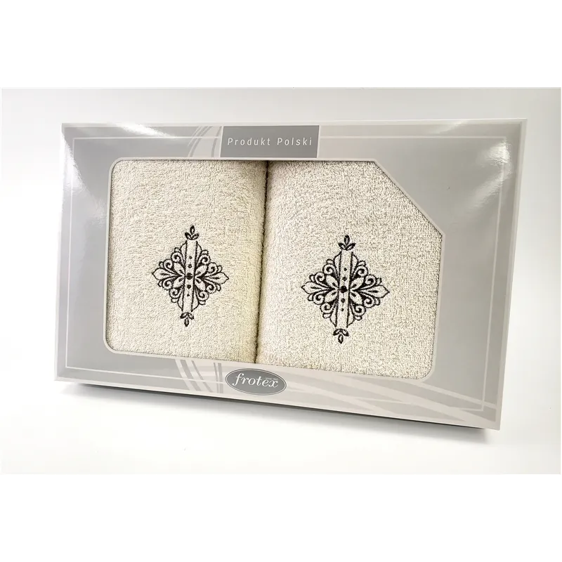 Komplet Frotex Gift 50,70 Krem Wzór 6 Komplet Frotex Gift 50,70 Krem Wzór 6
