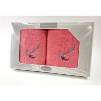 Komplet Frotex Gift 50,70 Koral Wzór 1