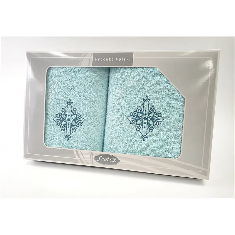 Komplet Frotex Gift 50,70 Aqua Wzór 6 Komplet Frotex Gift 50,70 Aqua Wzór 6
