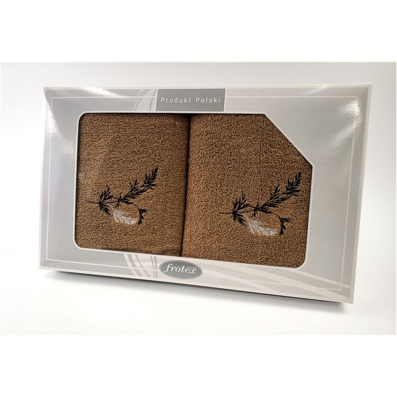 Komplet Frotex Gift 50,70 Beż Wzór 1
