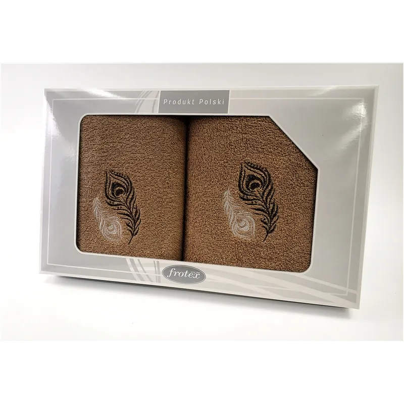Komplet Frotex Gift 50,70 Beż Wzór 2
