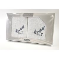 Komplet Frotex Gift 50,70 Biały Wzór 1