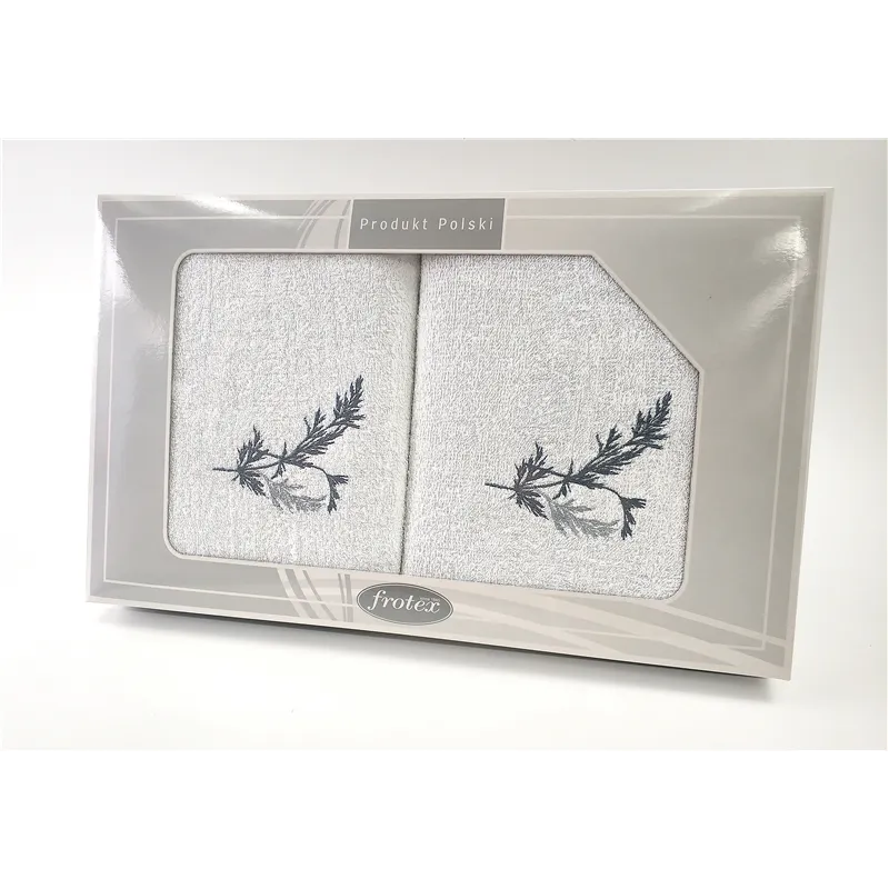 Komplet Frotex Gift 50,70 Biały Wzór 1 Komplet Frotex Gift 50,70 Biały Wzór 1