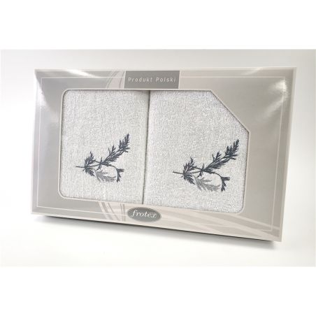 Komplet Frotex Gift 50,70 Biały Wzór 1