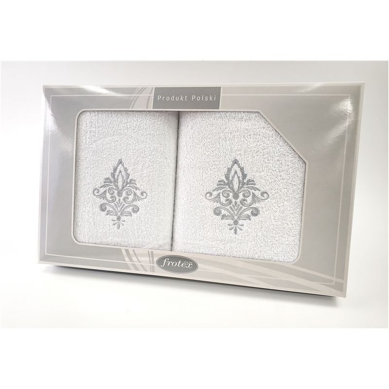 Komplet Frotex Gift 50,70 Biały Wzór 5