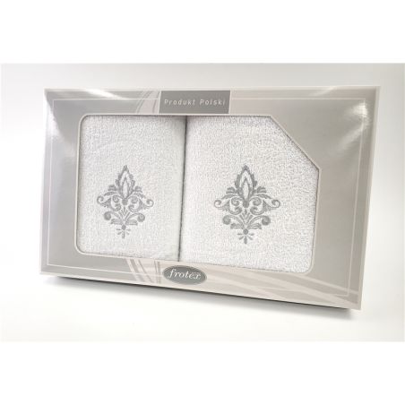 Komplet Frotex Gift 50,70 Biały Wzór 5