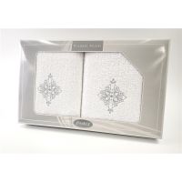 Komplet Frotex Gift 50,70 Biały Wzór 6