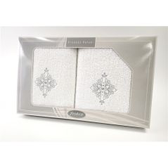 Komplet Frotex Gift 50,70 Biały Wzór 6