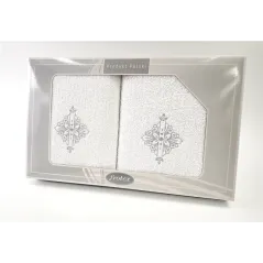 Komplet Frotex Gift 50,70 Biały Wzór 6