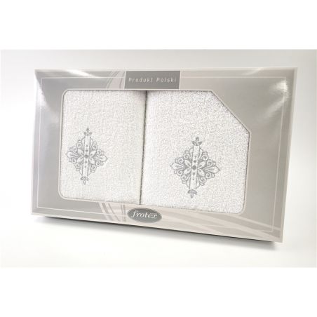 Komplet Frotex Gift 50,70 Biały Wzór 6