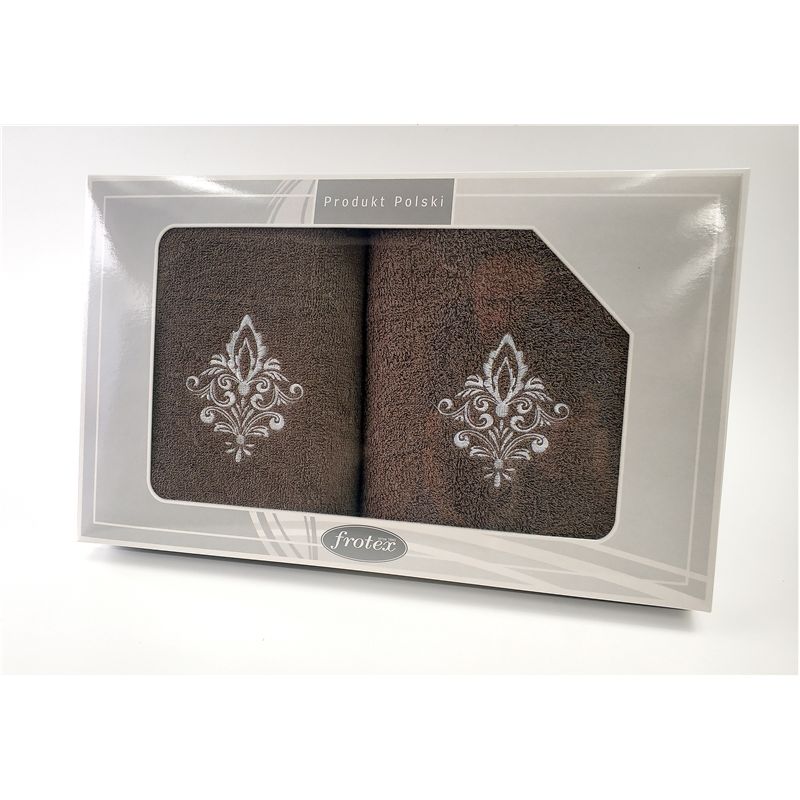 Komplet Frotex Gift 50,70 Brąz Wzór 5