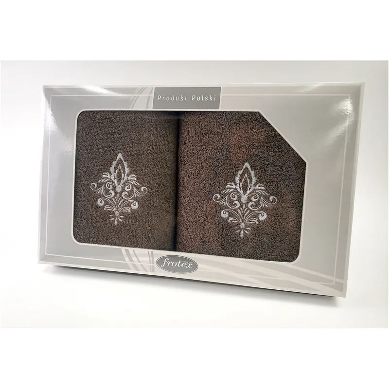 Komplet Frotex Gift 50,70 Brąz Wzór 5 Komplet Frotex Gift 50,70 Brąz Wzór 5