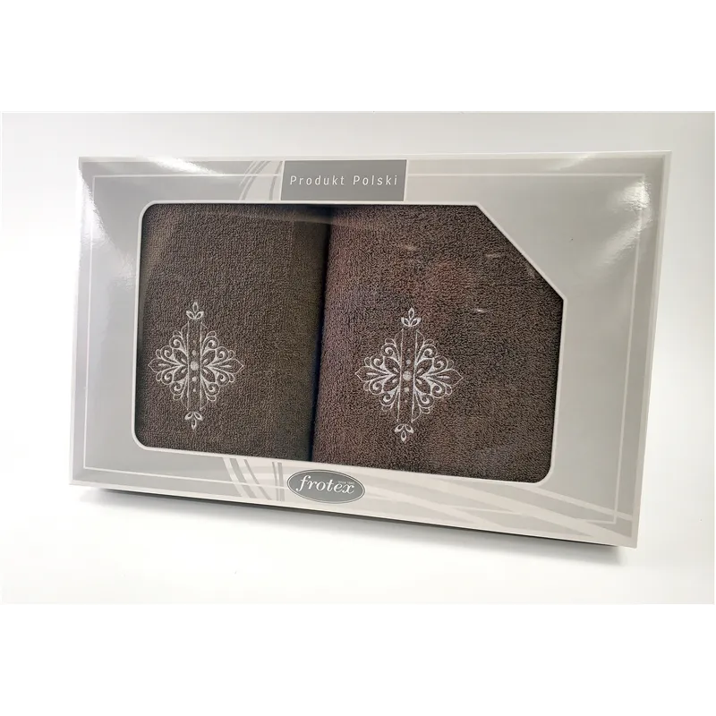 Komplet Frotex Gift 50,70 Brąz Wzór 6