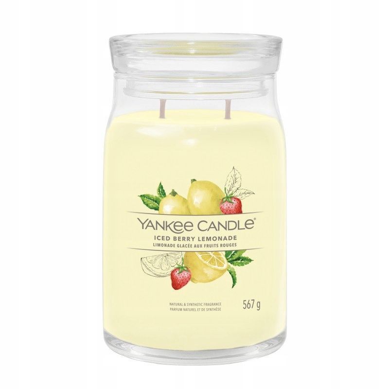Świeca duża Yankee Candle Iced Berry Lemonade