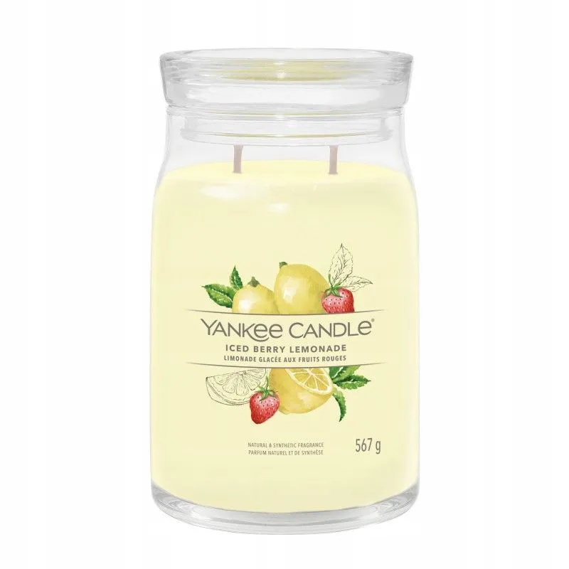 Świeca duża Yankee Candle Iced Berry Lemonade Świeca duża Yankee Candle Iced Berry Lemonade