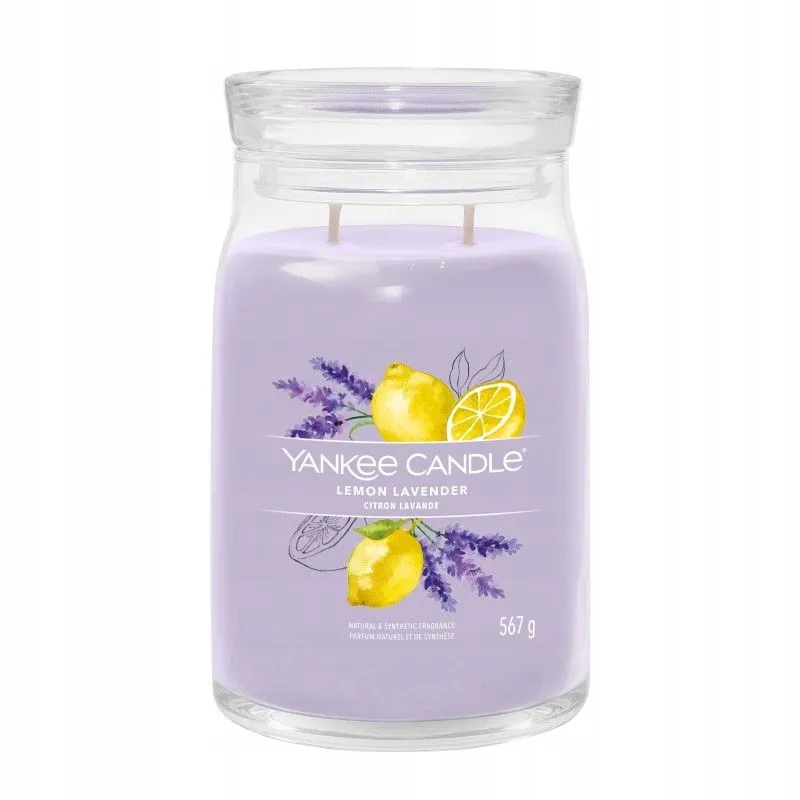 Yc Signature - świeca duża lemon Lavender