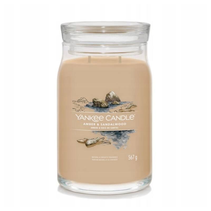 Yc Signature - świeca duża Amber & Sandalwood