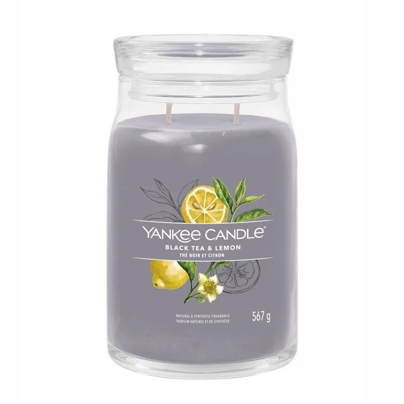 Yc Signature - świeca duża Black tea & lemon Yc Signature - świeca duża Black tea & lemon