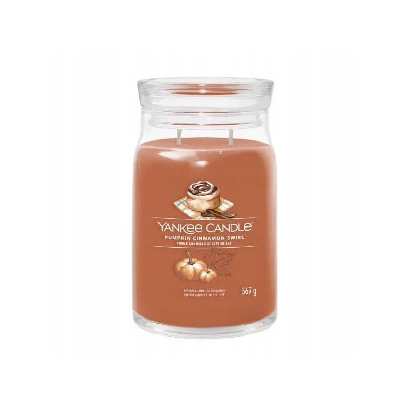 Yc Signature - świeca duża Pumpkin Cinnamon Swirl
