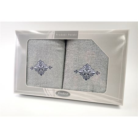 Komplet Frotex Gift 50,70 Popiel Wzór 3