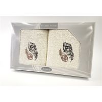Komplet Frotex Gift 50,70 Krem Wzór 2