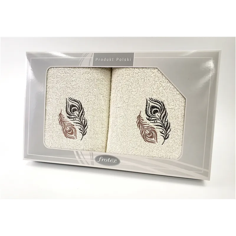 Komplet Frotex Gift 50,70 Krem Wzór 2