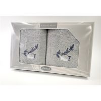 Komplet Frotex Gift 50,70 Popiel Wzór 1