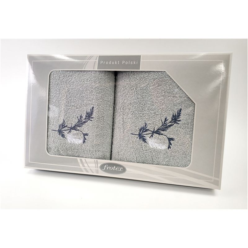 Komplet Frotex Gift 50,70 Popiel Wzór 1