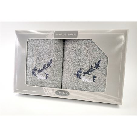 Komplet Frotex Gift 50,70 Popiel Wzór 1