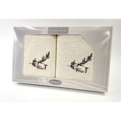 Komplet Frotex Gift 50,70 Krem Wzór 1