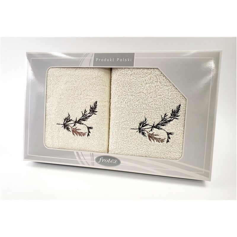 Komplet Frotex Gift 50,70 Krem Wzór 1