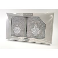 Komplet Frotex Gift 50,70 Popiel Wzór 5